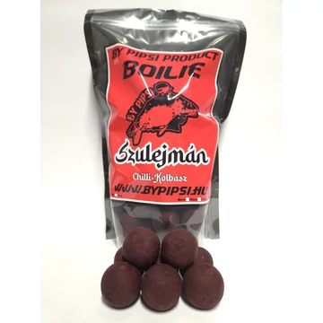 By Pipsi Boilie Szulejmán 1kg  (Chilli-Kolbász) 24mm