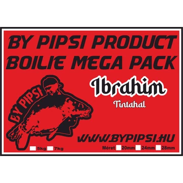 By Pipsi Ibrahim (Tintahal) Boilie Mega Pack 7kg 