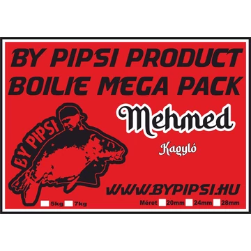By Pipsi Mehmed (Kagyló) Boilie Mega Pack 5kg 