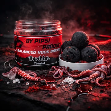 By Pipsi Balanszírozott csalizó boilie Ibrahim(Tintahal) 24mm