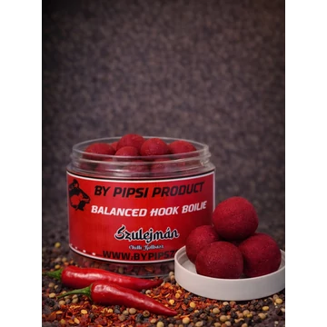 By Pipsi Balanszírozott csalizó boilie Szulejmán(Chilli-kolbász)24mm