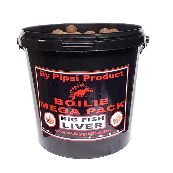 By Pipsi Liver (Máj-Sárgadinnye) Boilie Mega Pack 7 kg